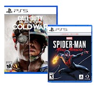 Call Of Duty Black Ops Cold War + SpiderMan Miles Morales Ps5